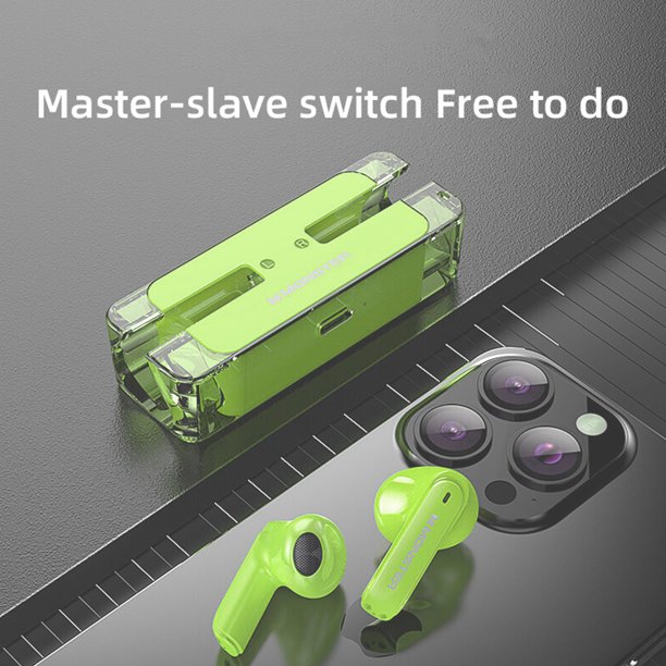 Auriculares inalámbricos FLhrweasw para juegos Bluetooth 5.3 manos libres Fitness Nuevo