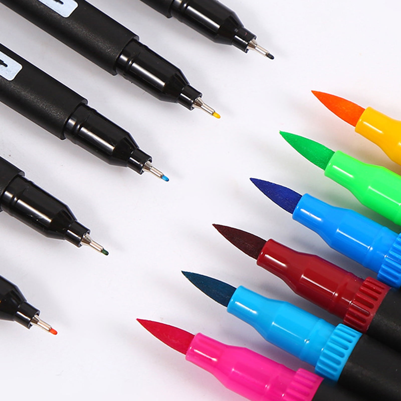 36/48/60/72/100 Colors Double Ends Brush Pen Marker Set Felt Tip Pen Watercolor Pen for Colouring Books