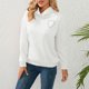 thumbnail image 1 of Sudadera con capucha de manga larga para mujer cómoda sudadera con espalda descubierta Tops de moda para primavera y otoño, 1 of 9