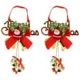 thumbnail image 4 of 2 Pcs Christmas Tree Hanging Decoration Iron Bells String Hanging Decoration, 4 of 9