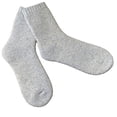 thumbnail image 2 of Lian LifeStyle Men's 2 Pairs Extra Thick Wool Socks SolidLight Grey, 2 of 2