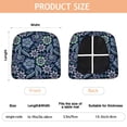 thumbnail image 3 of Pioneer Flower Seat Covers for Dining Room Chairs Set Of 4,Stretch Printed Washable Chair Seat Cover with Elastic Ties and Button,Removable Waterproof Couch Cushion Covers, 3 of 6