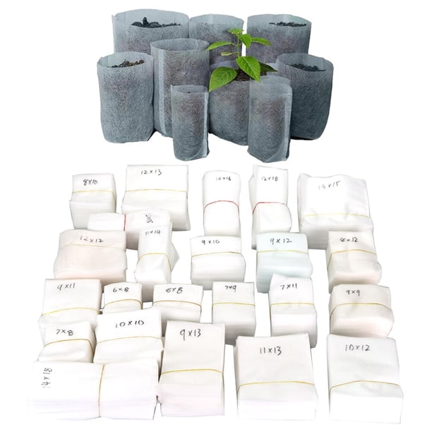 Biodegradable Nonwoven Fabric Nursery Planter Grow Bags Seedling Growing Planter Planting Pots Garden Eco-Friendly Ventilate Bag He Qiyong unisex