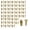 Style C, variant on Expansion Screw Set, Short 0.6 Inch Heavy Duty, 20 Pieces Total 0.2 Inch Anchors and Screws 10 Each, for Marble Tile Cabinet Partition Hinge Wall Mount Fastener Installation