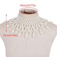 thumbnail image 3 of Elegant Handmade Layered Pearls Shoulder Necklace Choker for Women Weddings Party Beaded Body Jewelry Shawl Collar, 3 of 4