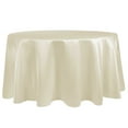 thumbnail image 1 of Ultimate Textile Satin 120-Inch Round Tablecloth Ivory Cream, 1 of 4
