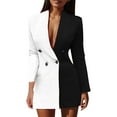 thumbnail image 4 of Vedolay Womens Jackets Blazers for Women Long Sleeve Work Office Fashion Lightweight Jackets,White S, 4 of 5