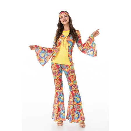 Couple Halloween Costumes Party Hippie Vintage 60s 70s Peace Love ...