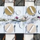 thumbnail image 5 of 4 Pcs Manteles Individuales Redondos Trenzados, Manteles de 7 Pulgadas Tejidos para Decoración de Granja, Beige, 5 of 7