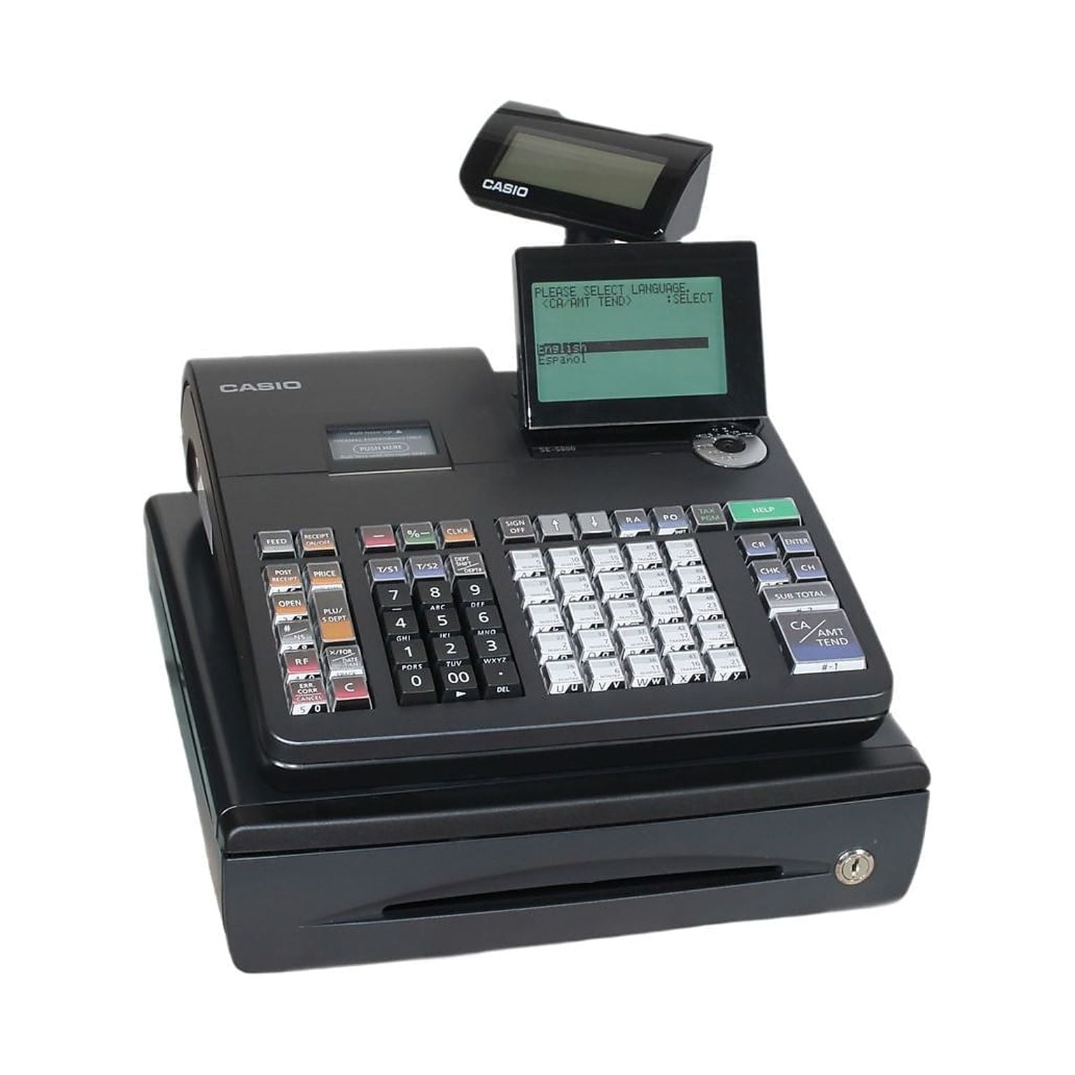 Casio se 2025 s800 cash register