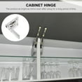 thumbnail image 3 of RUNROTOO 4pcs Doors Hinge Rolled Steel Plate Smooth Door Opening for Kitchen, 3 of 8