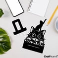 thumbnail image 4 of Craftnamesign Custom Peeking Cat Metal Cell Phone Desk Holder, Cat Metal Phone Holder Phone Stand, 4 of 4