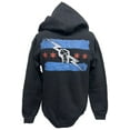 thumbnail image 6 of Return of CM Punk Blue Logo Black Zipper Hoody, 6 of 6