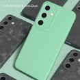 thumbnail image 5 of Allytechgroup Silicone Case for Samsung Galaxy S24+ Plus, Slim Fit Heavy Duty Shockproof Anti-Scratch Bumper Hybrid Phone Case Cover for Women Men, Green, 5 of 7