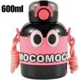 thumbnail image 2 of Bouteille d'Eau Isolée pour Enfants, 600ml Sangle Réglable Bouteille d'Eau Isolée, Bouteilles d'Eau en Acier Inoxydable Étanches, Gobelet à Double Couche pour Voyage, 2 of 5