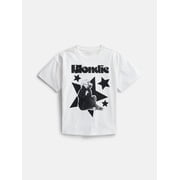 Weekend Academy Girls Oversized Graphic Cotton Tee with Short Sleeves, Sizes 4-18