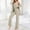 Khaki, variant on Womens Fashion New New Fall and Winter Solid Color Casual Warm Tank Andcardigan and Pants 3PC Home Three Piece Set Suit Trendsetting Women's Apparel