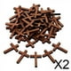 thumbnail image 1 of Dijes de cruz de madera,Dijes de cruz de madera Colgantes de cruz de madera,Cuentas de cruz de madera sin terminar a la moda para hombres y mujeres,Dijes espaciadores de cruz Colgantes Adorno, 1 of 8