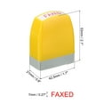 thumbnail image 2 of Uxcell Notice Stamp Self Inking, Office Stamps Message Stamp Business Stamp Style 1 ["Faxed"], 2 of 6