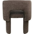 thumbnail image 2 of Pemberly Row 18" Contemporary Chenille Fabric Dining Chair in Brown, 2 of 11