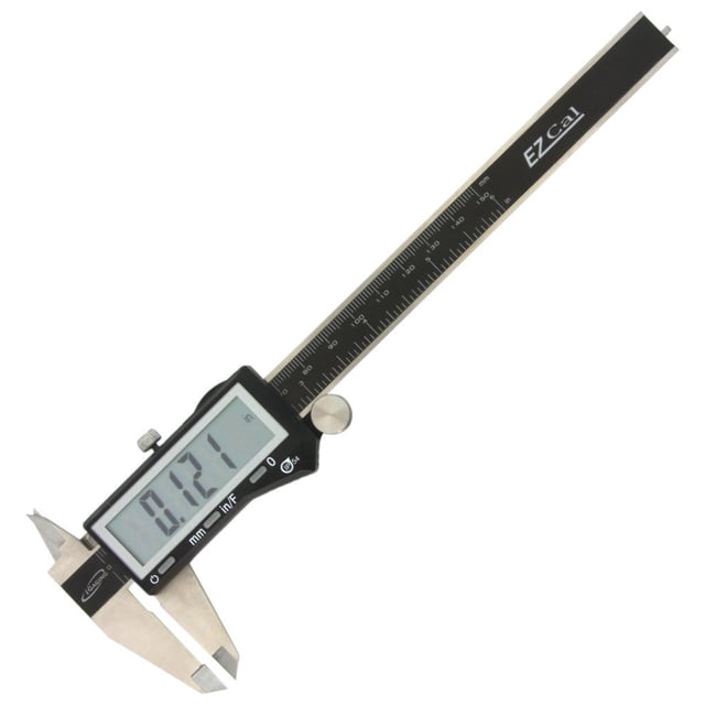 Calibrador digital iGaging IP54 0-6 pulgadas/0-150 mm de acero inoxidable