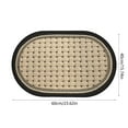 thumbnail image 3 of Bathroom Floor Mat,Bath Rug,Super Absorbent Bath Mat,Bathroom Rugs Non Slip Washable, Quick Dry Shower Mats, Ultra Soft Bath Mat Towel （Black）, 3 of 6