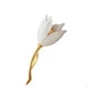 thumbnail image 5 of Broche de flor rosa para mujer, diseño de nicho con ramillete de aleación de aceite y gota, broche de diamantes con sentido, 5 of 5