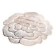 thumbnail image 2 of Alfombrilla Redonda de PVC con Diseño de Flores Caladas Estilo Peonía - Tapete Decorativo con Estampado en Caliente, Aislante Térmico y Resistente al Calor para Decoración del Hogar, Paquete de 1, 2 of 6