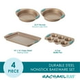 thumbnail image 5 of Rachael Ray Cucina Steel Nonstick Bakeware Sets With Rectangular Baking Dish, Round Baking Dish, Muffin Pan, 5 of 9