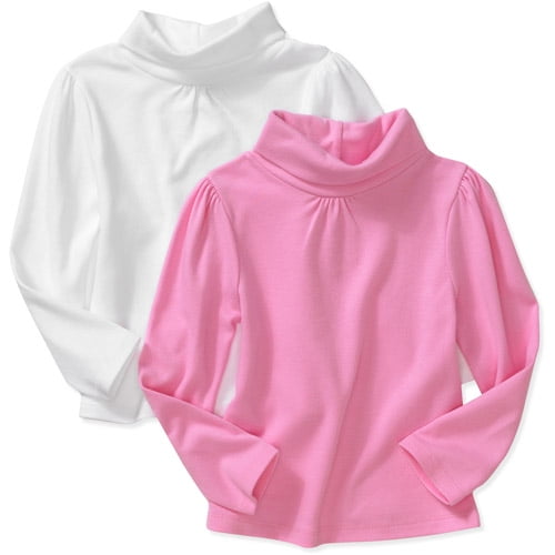 Garanimals Baby Girls' Turtlenecks, 2Pack