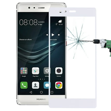 For Huawei P9 Plus 0.26mm 9H Surface Hardness Explosion-proof Silk-screen Tempered Glass Full