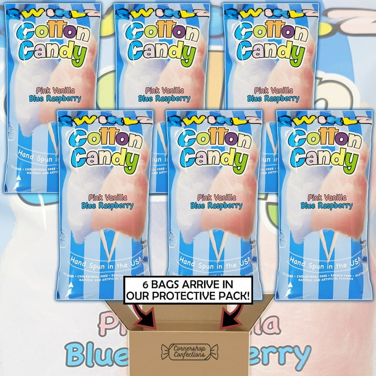 Swirlz Cotton Candy Bulk Pack - Pink Vanilla and Blue