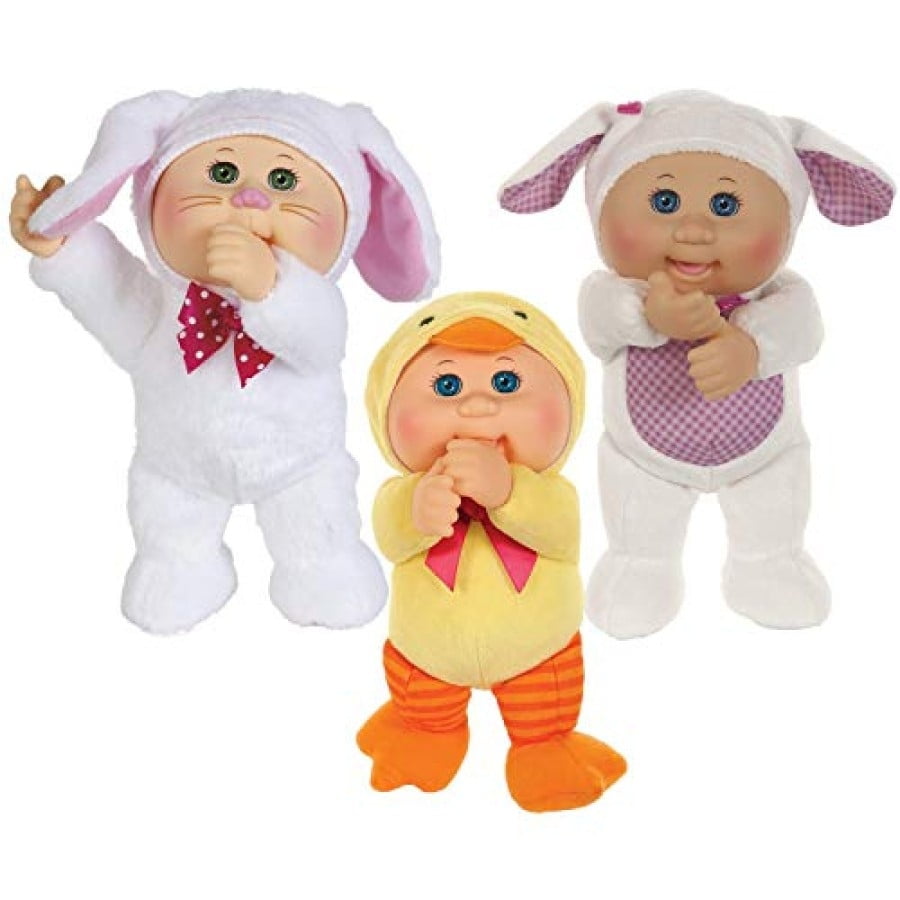 Wicked Cool Toys Cabbage Patch Kids Cuties, 3-Pack - Honey Bunny ...