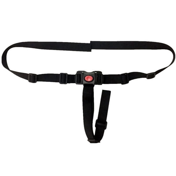 Correas para silla alta, arnés de 3 puntos, cinturón para silla infantil, correa para silla alta IKEA Antilop (negro, 3 unidades)