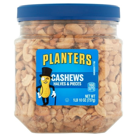 Planters Halves & Pieces Cashews, 26 Oz