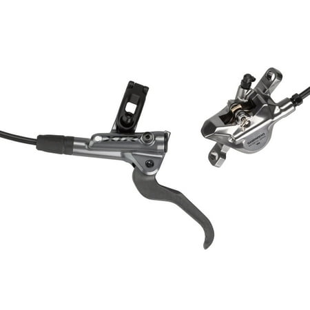 Hydraulic Post - Shimano XTR BL-M9120/BR-M9120 Disc Brake and Lever - Front, Hydraulic, Post Mount, Finned Metal Pads, Gray