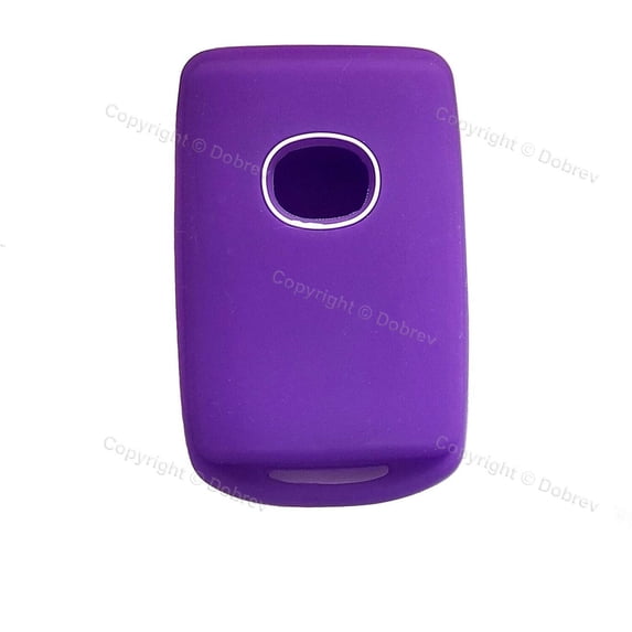 Silicone Cover Protector Entry Fob Case Holder for Mazda 3 2019 2020 Smart Key (purple)