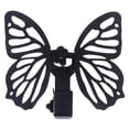 thumbnail image 4 of Dispositivo eléctrico de mariposa que aletea, modelo de plástico decorativo para escritorio, ideal para el hogar. Negro, 4 of 9