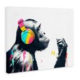 thumbnail image 2 of Stupell Industries Modern Ape On Air Headphones Canvas Art, 30 x 24, by Svetlana Aleynikova, 2 of 8