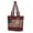 Burgundy, variant on MKF Collection Vera Womens Tote Bag Vegan Leather Shoulder bag USA Flag Print Large handbags Brown Purse by Mia K