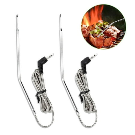 BBQ Thermometer Probe, Replacement Meat Thermometer Probe for Thermopro TP20, TP17, TP16, TP09, TP08, TP07, TP06s, TP04, AQHQUA Stainless Meat Probe High Temperature Resistant for Smoker,