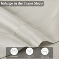 thumbnail image 4 of Superior 1400-1500 Thread Count Cotton Blend Pillowcase, Set of 2, King, Silver, 4 of 6