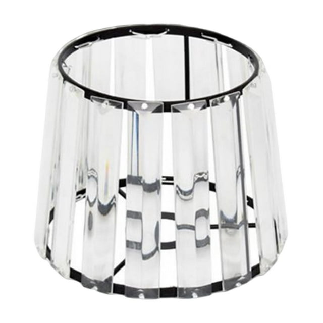 Lámpara de cristal Yuyangstore cubierta de Negro pantalla extraíble