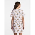 thumbnail image 3 of Halloween Women's Sleepshirt Top and Socks Set from Way to Celebrate, 2-Piece, Sizes XS-3X, 3 of 7