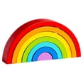 thumbnail image 2 of Bloques Rainbow Stacker Building Blocks Montessori Juguete Apilamiento Equilibrio Juego (D) Ndcxsfigh Nuevos Originales, 2 of 9