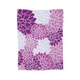thumbnail image 1 of Vintage Purple Flower Pattern Throw Blanket, Super Soft Anti-Pilling Flannel Bed Blankets, 80"x60", 1 of 8
