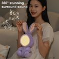 thumbnail image 1 of Night Light Eye-protection Bluetooth-compatible Speaker Long Standby Time Soft Plush Toy LED Night Lamp for Home, 1 of 8