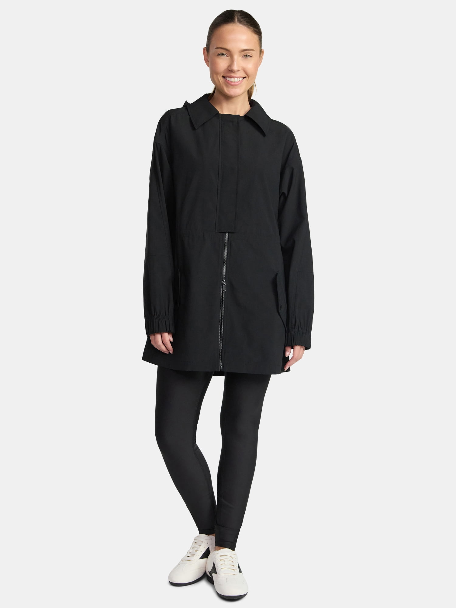 Avia Women's Long Rain Jacket, Sizes XS-XXXL
