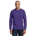 thumbnail image 1 of Port & Company ®  - Long Sleeve Core Blend Tee. Pc55ls M Purple, 1 of 1