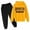 00-Yellow595, variant on Tiijoy Boys Sweatsuits Letter Graphic Hoodie Sweatpants Sports Outfits, Black, Sizes 3-14